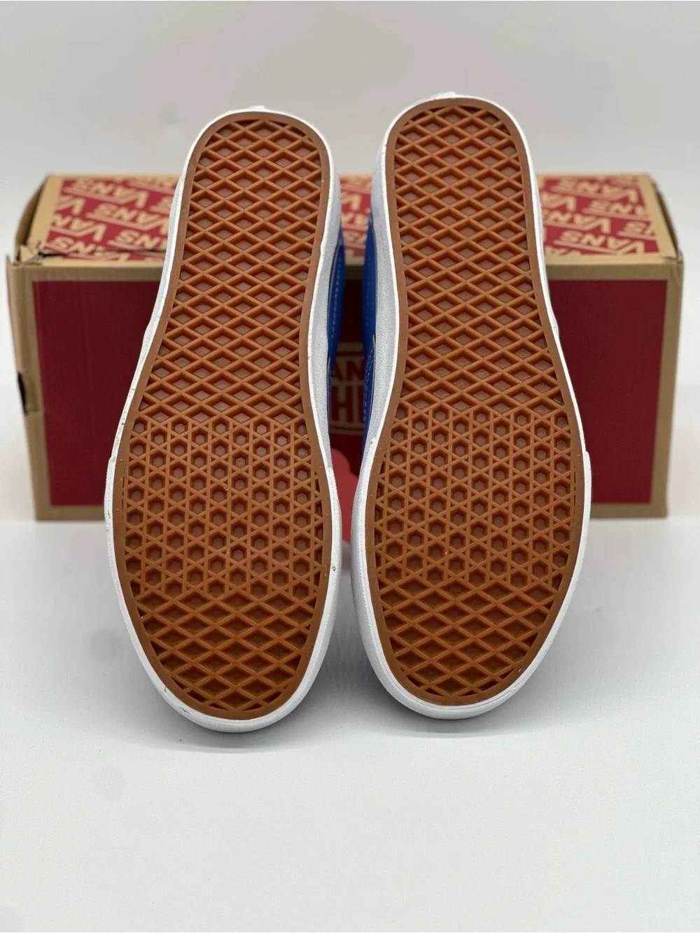 Vans Blue Low-Top Canvas Sneakers